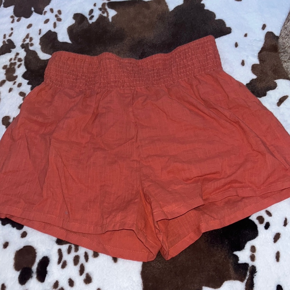 Orange/ peach summer shorts